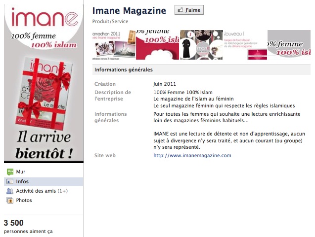 Imane Magazine - Page Facebook