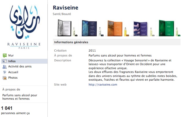 Raviseine - Page Facebook