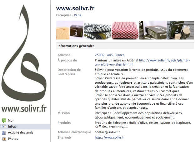 Solivr - Page Facebook