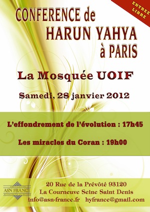 Harun Yahya invité au siège de l'UOIF