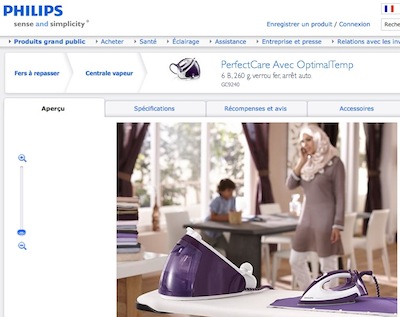 Philips : hijab friendly