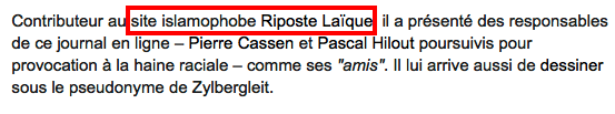 Riposte laïque