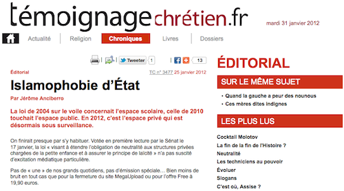 La France est en train de basculer dans l’islamophobie d’État