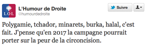 Circoncision sur Twitter