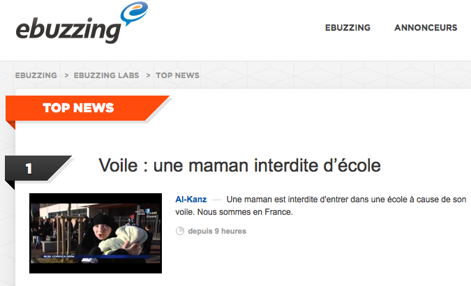 Maman voilée interdite d'école, l'affaire choque le Web Maman voilée interdite d'école, l'affaire choque le Web