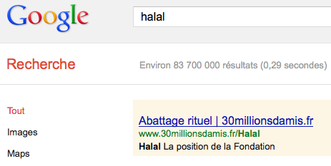 30 millions d'amis se paie le casher et le halal