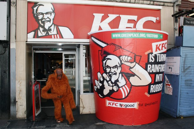 KFC no Good : Greenpeace France silencieuse, ailleurs on bouge