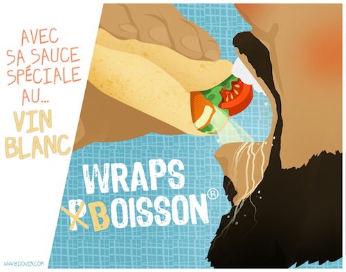 Du wrap poisson au wrap boisson