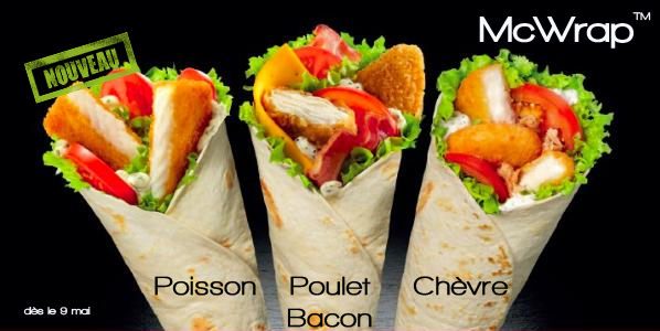 Wrap poisson : McDo supprime le vin blanc