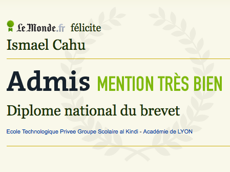 Brevet Al-Kindi Brevet Al-Kindi