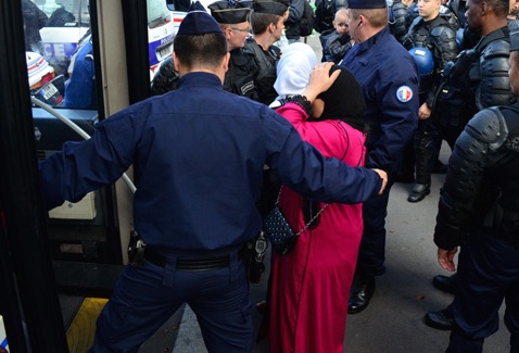 arrestation trocadero musulman