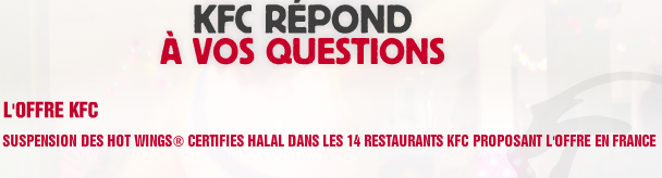 Halalgate : KFC cesse le faux halal en supprimant son offre