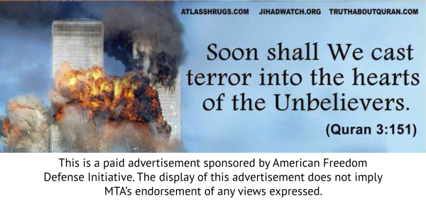 New York : nouvelle campagne islamophobe dans le métro
