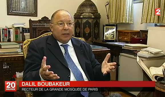 Dalil Boubakeur, recteur de la mosquée de Paris