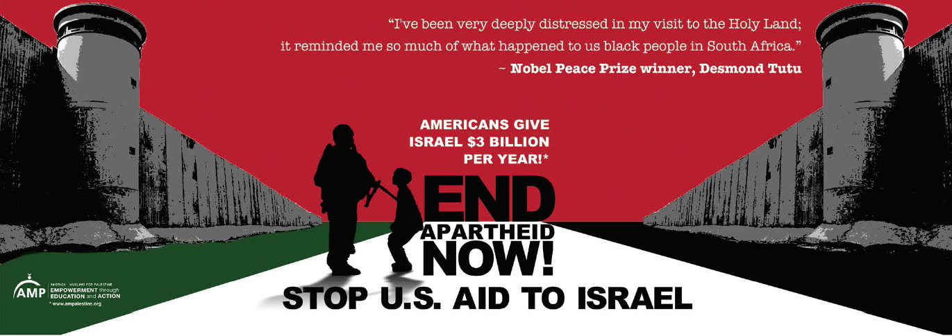 American muslim for Palestine Palestine apartheid