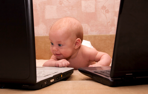 bebe recherche sur Internet