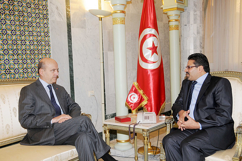 Alain Juppé en Tunisie