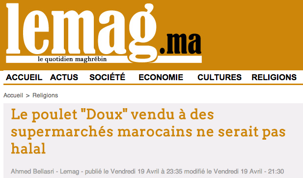 le mag doux halal maroc