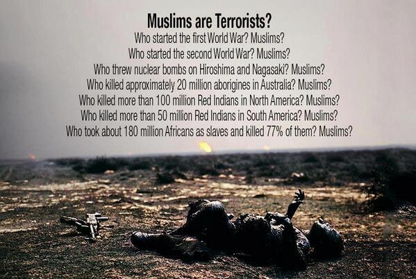Musulmans terroristes