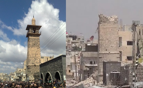 Minaret de la mosquée Al-Umari Syrie