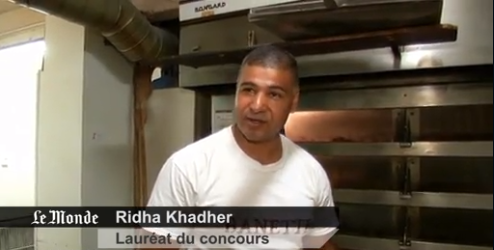 ridha khader lauréat du prix de la meilleure baguette de Paris