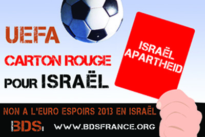 UEFA israel 2013 BDS