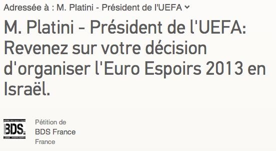 appel platini uefa 2013