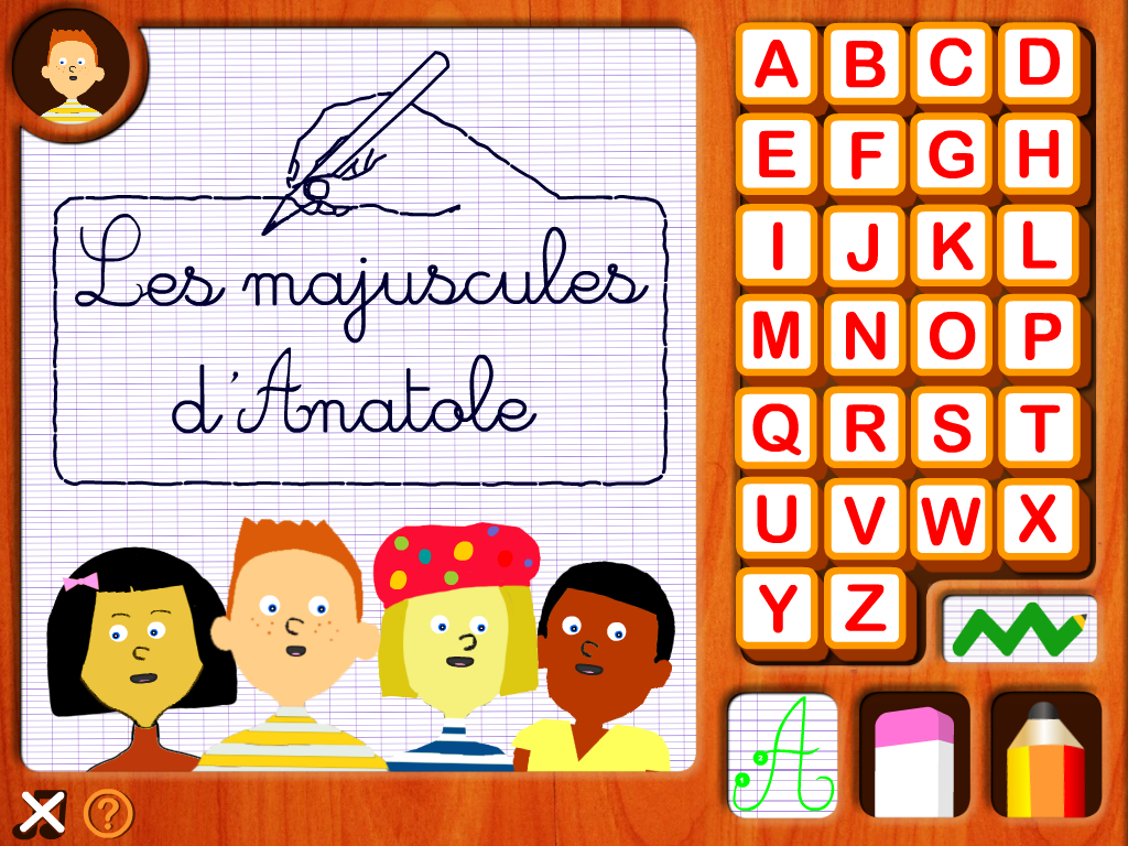 Les majuscules d'Anatole - écrire l'alphabet arabe