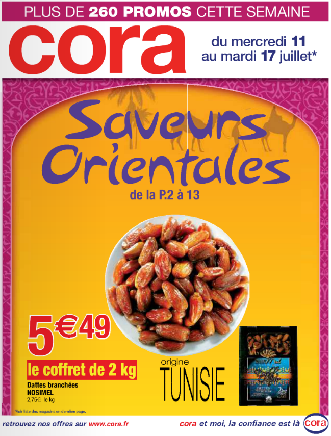 cora saveurs orientales