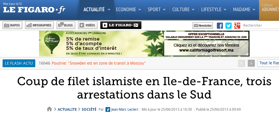 islamo braqueur Le Figaro