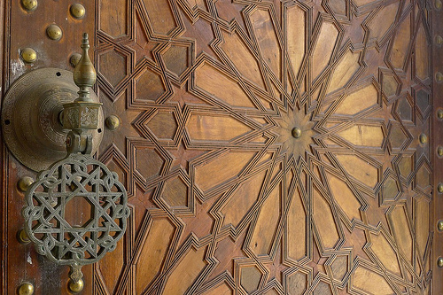 Porte mosquée de Paris
