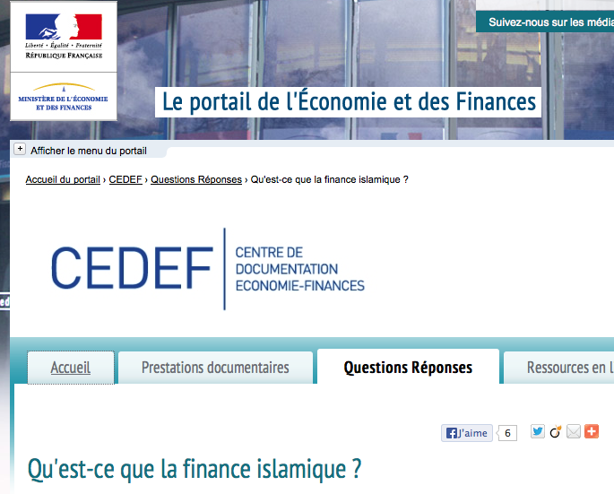 finance islamique ministere economie et des finances