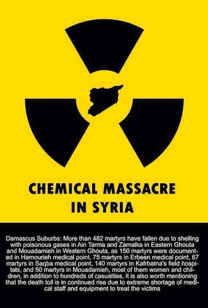 ghouta massacre - armes chimiques en Syrie