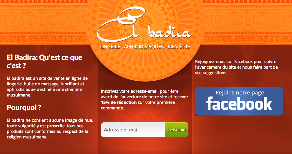 El Badira, prochaine boutique érotique à l'adresse des musulmans