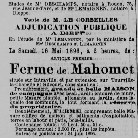 Ferme de Mahomet 1896