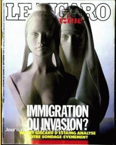 Le Figaro magazine  1991 immigration invasion