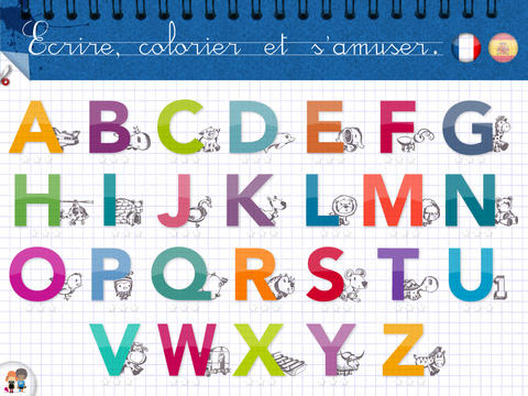 KidSchool - Mon premier alphabet en Français & en Espagnol 1