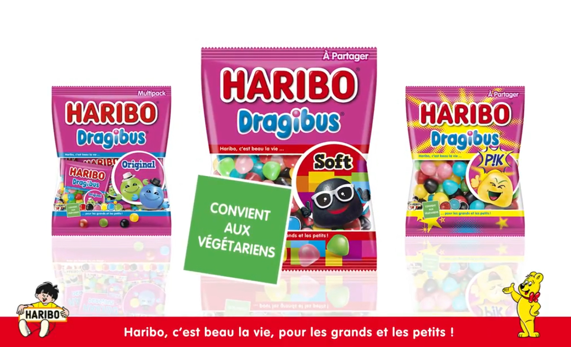 Bonbon sans gélatine animale Haribo