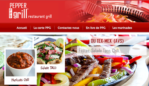 pepper grill le site