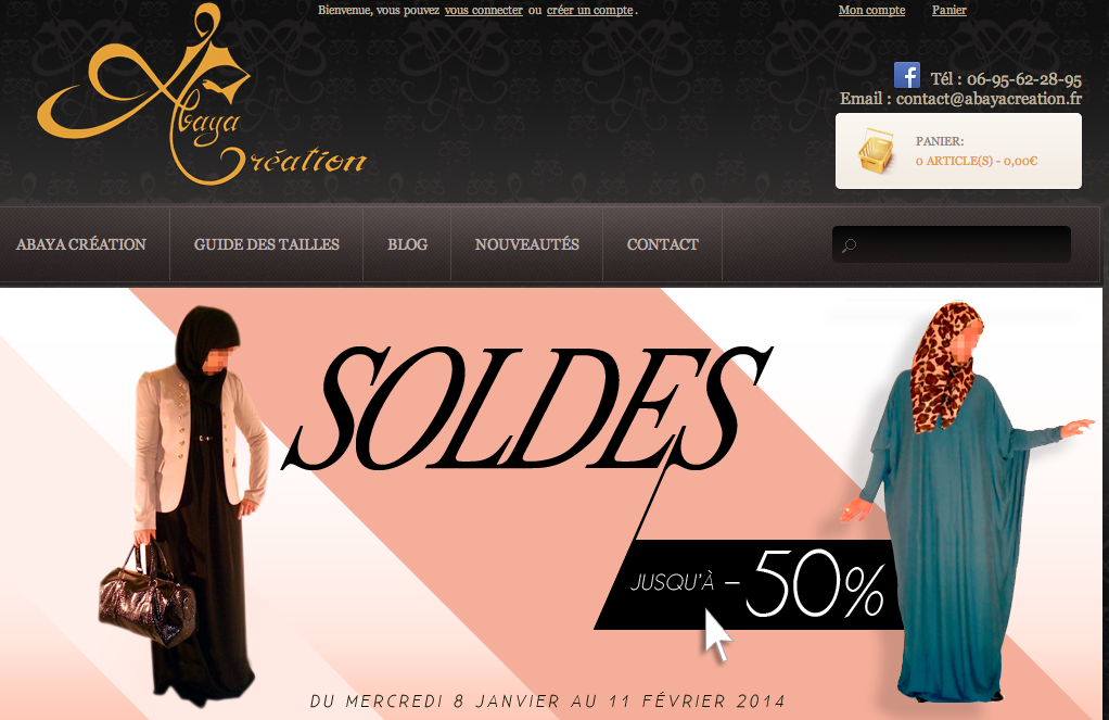 abaya creation soldes