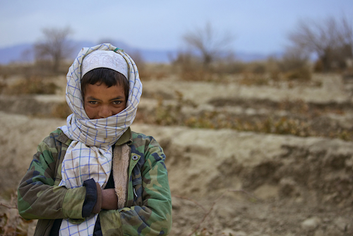 enfant afghan Kandahar