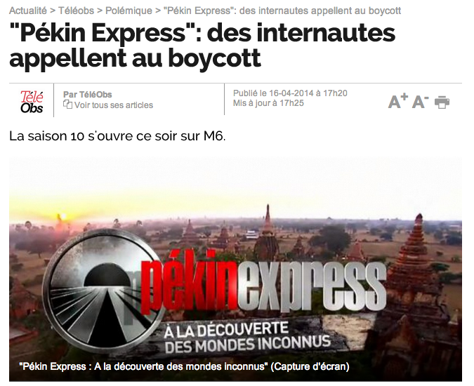 Pekin express nouvel obs