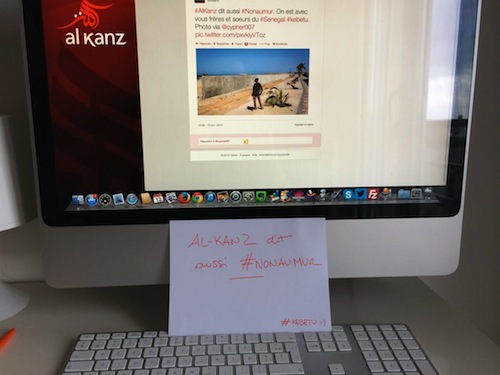 non au mur