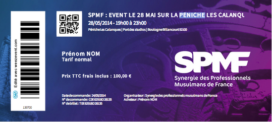 billet SPMF soiree 28 mai