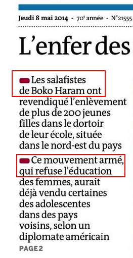 boko haram salafiste