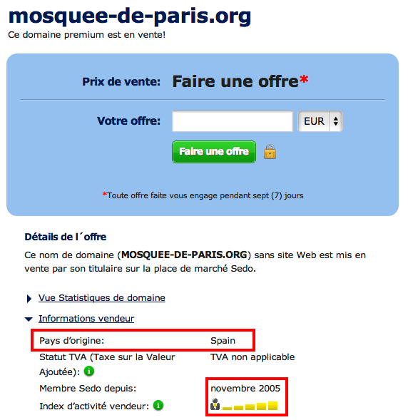 mosquee de paris sedo espagne