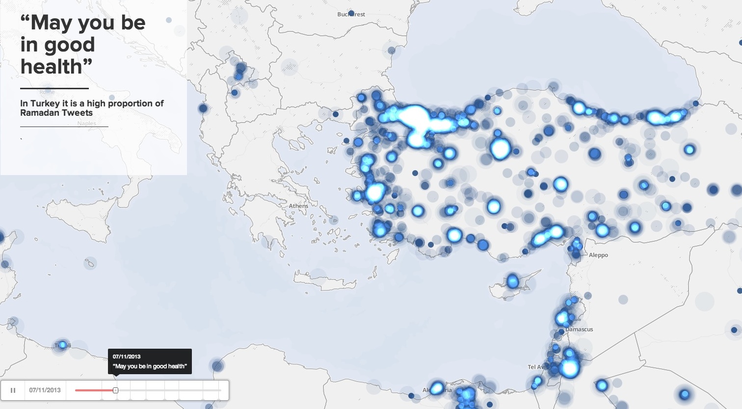 data ramadan 2013 sur Twitter turquie