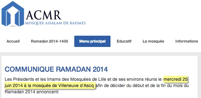 mosquee raismes