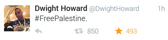 Dwight Howard free Palestine