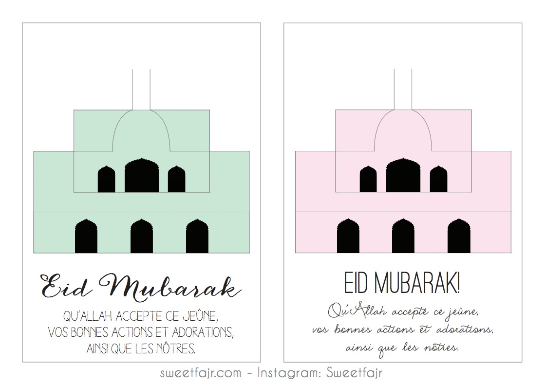 eid mubarak mosquee pop up 3